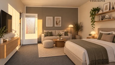 Pronájem prostorného bytu 1+1 o výměře 41,2 m2 | třída E. Beneše, Hradec Králové