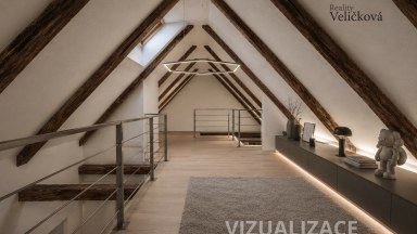 Prodej exkluzivního atypického mezonetu o výměře 170 m² v historickém srdci Prahy – ulice Dlouhá