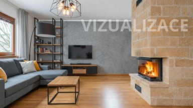 Nádherná novostavba rodinného domu 3+kk s možností přístavby až 2 pokojů, přímo u lesa ve Svinarech