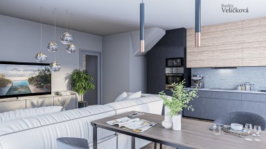 Novostavba moderního rodiného domu o dispozici 4+kk v klidné obci Dříteč u Pardubic