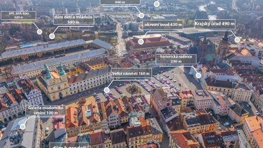 Prodej výjimečného bytového domu v historickém srdci Hradce Králové – Tomkova ulice