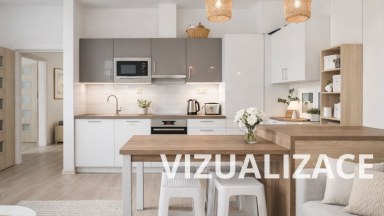 Prodej  podkrovního bytu 3+kk s parkovacím stání v Milovicích (okr. Nymburk)