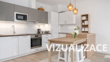 Prodej  podkrovního bytu 3+kk s parkovacím stání v Milovicích (okr. Nymburk)