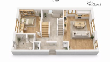 Rodinný dům po rekonstrukci se 2 bytovými jednotkami a fotovoltaikou – Žďár nad Sázavou