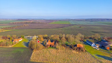 Prodej stavebního pozemku 986 m² s modulovým domem Nordi 101 XL, 3+kk, 77,6 m², Běchary–Běchárky