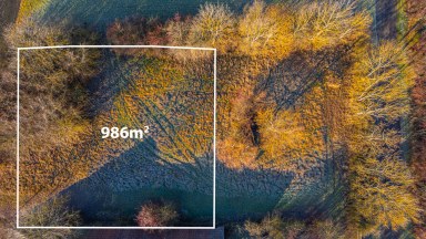 Prodej stavebního pozemku 986 m² s modulovým domem Nordi 101 XL, 3+kk, 77,6 m², Běchary–Běchárky