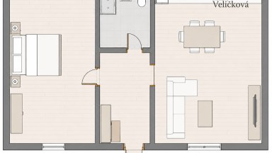 Moderní modulový dům 2+kk Nordi 201 - 42 m2 s možností dovozu hotového domu po celé České Republice