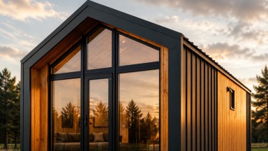 Moderní modulový dům 2+kk Nordi 201 - 42 m2 s možností dovozu hotového domu po celé České Republice