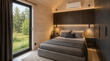Moderní modulový dům 2+kk Nordi 201 - 42 m2 s možností dovozu hotového domu po celé České Republice