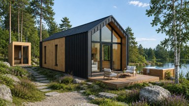 Moderní modulový dům 2+kk Nordi 201 Long - 49 m² - s dovozem po celé České Republice