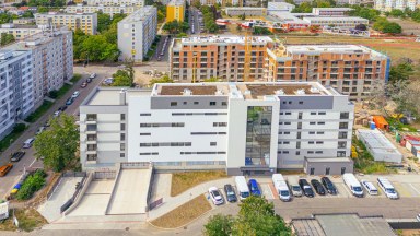 Prodej právě zkolaudovaného bytu 1+kk s balkonem a garážovým stání v HK - Rezidence Kristián