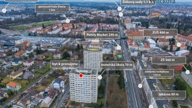 Pronájem skvěle dispozičně řešeného bytu 2+1 na Slezském Předměstí