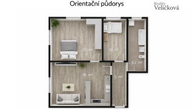 Prodej novostavby podkrovního bytu 3+kk s parkovacím stání v Milovicích (okr. Nymburk)